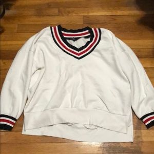 Preppy v-neck sweater